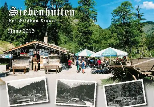 AK / Ansichtskarte Wildbad Kreuth Almwirtschaft Siebenhuetten Alpen Kat. Kreuth