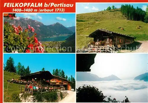 AK / Ansichtskarte Pertisau Achensee Feilkopfalm Landschaftspanorama Nebelmeer Alpen Kat. Eben am Achensee