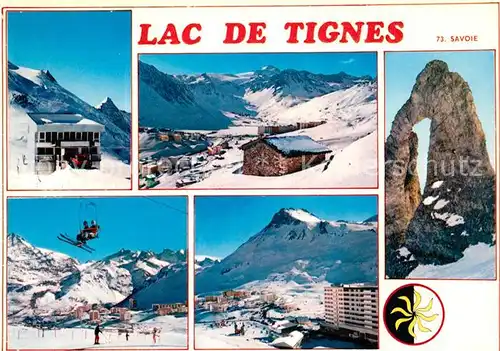 AK / Ansichtskarte Tignes Station d hiver du lac de Tignes Wintersportplatz Alpen Kat. Tignes