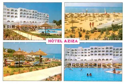 AK / Ansichtskarte Hammamet Hotel Aziza Strand Swimmingpool Kat. Tunesien