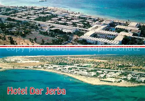 AK / Ansichtskarte Jerba Hotel Dar Jerba Fliegeraufnahme