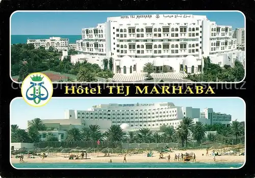 AK / Ansichtskarte Sousse Hotel Tej Marhaba Strand Kat. Tunesien