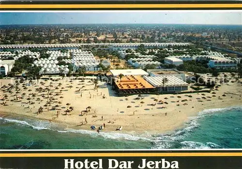 AK / Ansichtskarte Jerba Hotel Dar Jerba Fliegeraufnahme