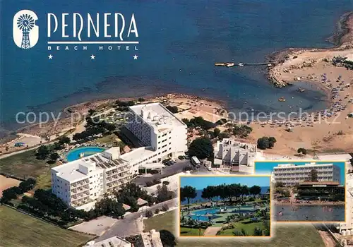 AK / Ansichtskarte Protaras Cyprus Zypern Pernera Beach Hotel Fliegeraufnahme Kat. Zypern