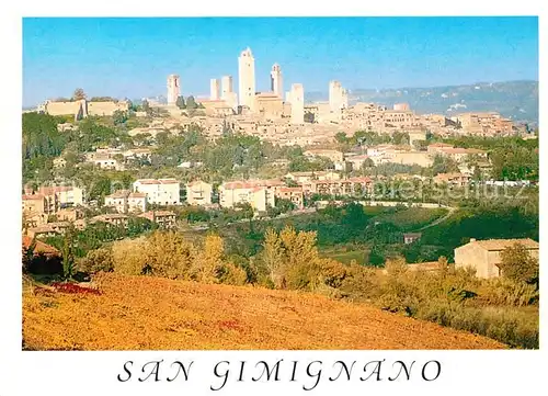 AK / Ansichtskarte San Gimignano Panorama