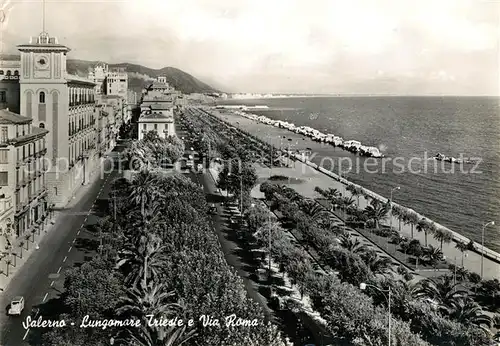 AK / Ansichtskarte Salerno Lungomare Trieste e Via Roma Kat. Salerno