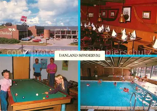 AK / Ansichtskarte Sondervig Danland Restaurant Billard Hallenbad Kat. Daenemark