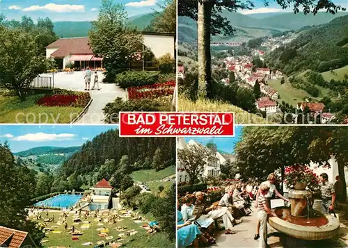 AK / Ansichtskarte Bad Peterstal Griesbach Panorama Schwimmbad Trinkbrunnen Kat. Bad Peterstal Griesbach