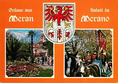 AK / Ansichtskarte Meran Merano Ortsmotiv Festzug