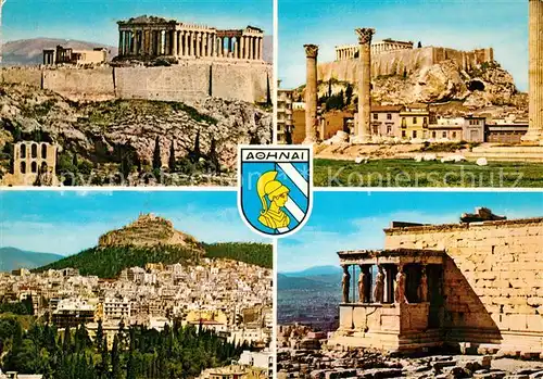 AK / Ansichtskarte Athen Griechenland Akropolis Teilansichten Kat. 