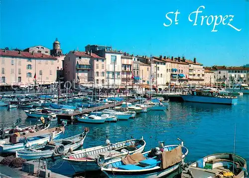 AK / Ansichtskarte Saint Tropez Var Vue generale du port Kat. Saint Tropez