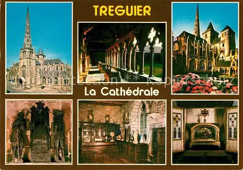 AK / Ansichtskarte Treguier Cotes d Armor La Cathedrale St Tugdual Details Kat. Treguier