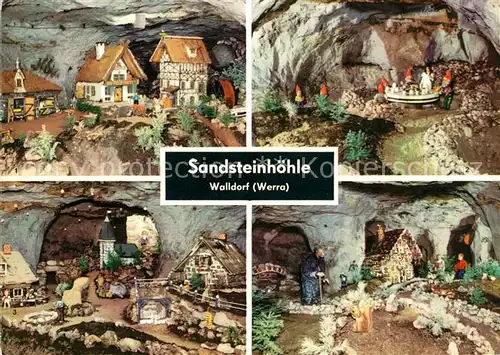 AK / Ansichtskarte Maerchen Sagen Sandsteinhoehle Walldorf Werra Schneewittchen Sandmaennchen  Kat. Maerchen und Sagen