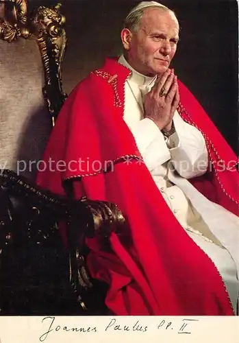 AK / Ansichtskarte Papst Johannes Paul II. Kat. Religion