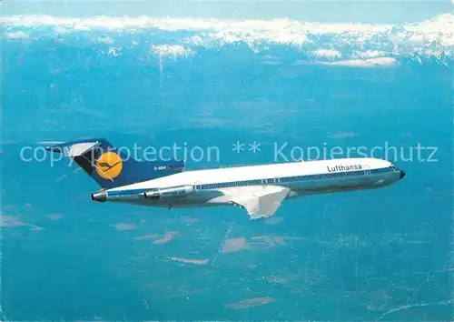 AK / Ansichtskarte Lufthansa B 727 Europa Jet Kat. Flug