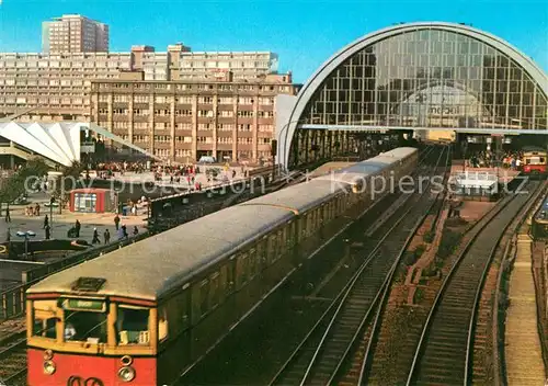 AK / Ansichtskarte Eisenbahn S Bahnhof Alexanderplatz Berlin  Kat. Eisenbahn