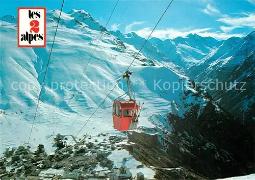 AK / Ansichtskarte Seilbahn Super Venosc Diable Vallee du Veneon  Kat. Bahnen