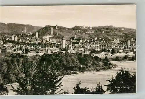 AK / Ansichtskarte Ravensburg Wuerttemberg Panorama Kat. Ravensburg