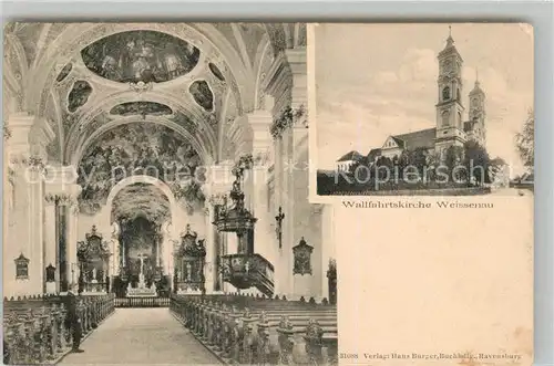AK / Ansichtskarte Weissenau Wallfahrtskirche Altarraum Kat. Ravensburg
