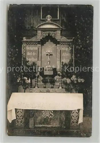 AK / Ansichtskarte Wangen Allgaeu Altar Kat. Wangen im Allgaeu