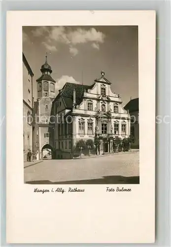 AK / Ansichtskarte Wangen Allgaeu Rathaus Kat. Wangen im Allgaeu