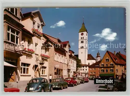 AK / Ansichtskarte Wangen Allgaeu Unterstadt Kat. Wangen im Allgaeu