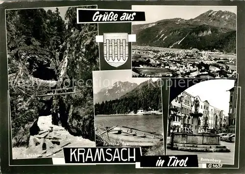 AK / Ansichtskarte Kramsach Rattenberg Tiefenbachklamm Reintaler See Kat. Kramsach