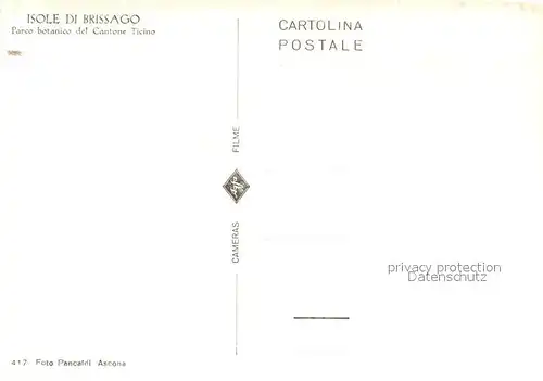 AK / Ansichtskarte Isole di Brissago Parco botanico Cantone Ticino Kat. Isole di Brissago