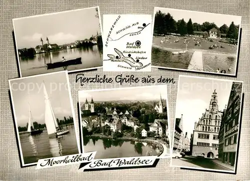AK / Ansichtskarte Bad Waldsee Segelboot  Kat. Bad Waldsee