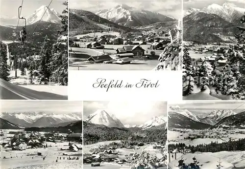 AK / Ansichtskarte Seefeld Tirol Sesselbahn  Kat. Seefeld in Tirol