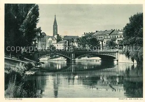 AK / Ansichtskarte Strassburg Elsass Bruecke  Kat. Strasbourg