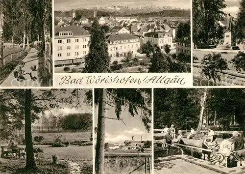 AK / Ansichtskarte Bad Woerishofen Denkmal Park Kat. Bad Woerishofen
