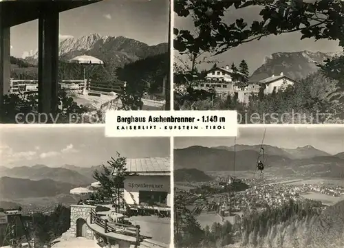 AK / Ansichtskarte Kufstein Tirol Berghaus Aschenbrenner Kaiserlift  Kat. Kufstein