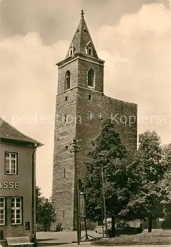 AK / Ansichtskarte Stassfurt Schiefer Turm Stadtkirche Kat. Stassfurt