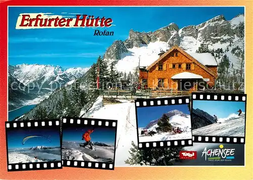 AK / Ansichtskarte Maurach Achensee Erfurter Huette Wintersportplatz Alpen