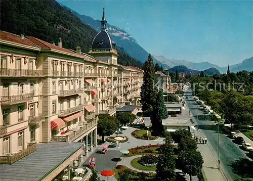 AK / Ansichtskarte Interlaken BE Hotels Victoria und Jungfrau Alpenblick Kat. Interlaken