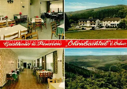 AK / Ansichtskarte Miltenberg Main Gasthaus Pension Ohrnbachtal Landschaftspanorama Kat. Miltenberg