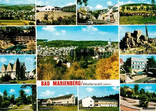 AK / Ansichtskarte Bad Marienberg Teilansichten Kurort im Westerwald