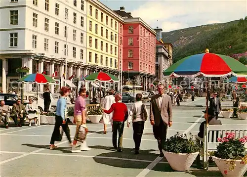 AK / Ansichtskarte Bergen Norwegen Torvalmenningen Marquet Square Kat. Norwegen