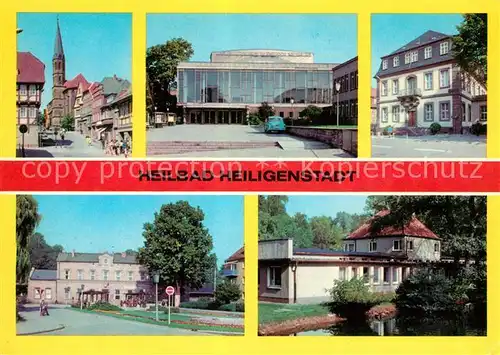 AK / Ansichtskarte Heilbad Heiligenstadt Am Berge Kirche Kreiskulturhaus Rathaus Bahnhof Kneippbad