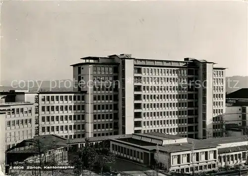 AK / Ansichtskarte Zuerich ZH Kantonsspital