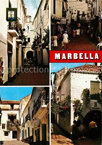 AK / Ansichtskarte Marbella Andalucia Diversos aspectos Kat. Marbella