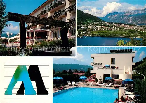AK / Ansichtskarte Trentino Dolomiten Hotel Ambassador und Hotel Ariston Panorama