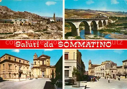 AK / Ansichtskarte Sommatino Sicilia Teilansichten Viadukt