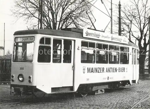 AK / Ansichtskarte Strassenbahn Tw 300 Mainz  Kat. Strassenbahn