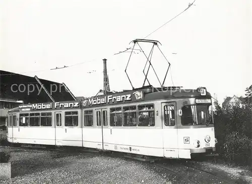 AK / Ansichtskarte Strassenbahn Tw 232 Mainz  Kat. Strassenbahn