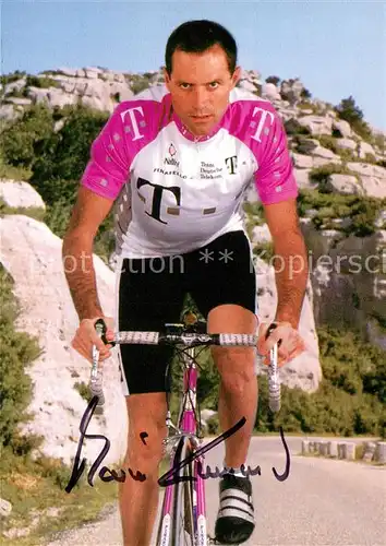 AK / Ansichtskarte Radsport Radrennfahrer Mario Kummer Autogramm Teleom Kat. Sport
