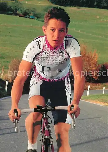 AK / Ansichtskarte Radsport Radrennfahrer Juergen Werner Telekom Kat. Sport