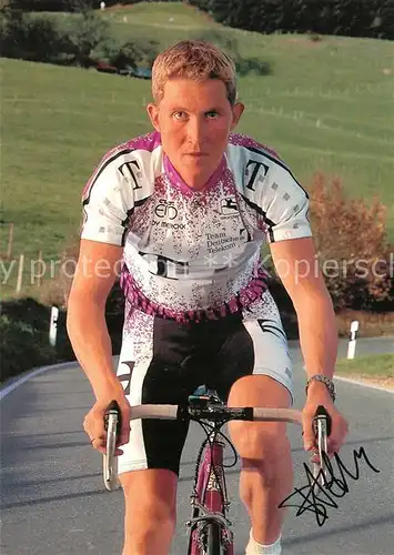 AK / Ansichtskarte Radsport Radrennfahrer Brian Holm Autogramm Telekom Kat. Sport