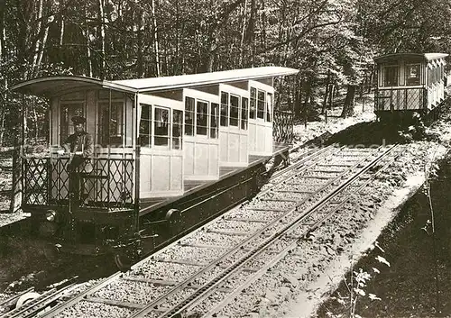 AK / Ansichtskarte Nerobergbahn Wiesbaden  Kat. Zahnstangenstandseilbahn